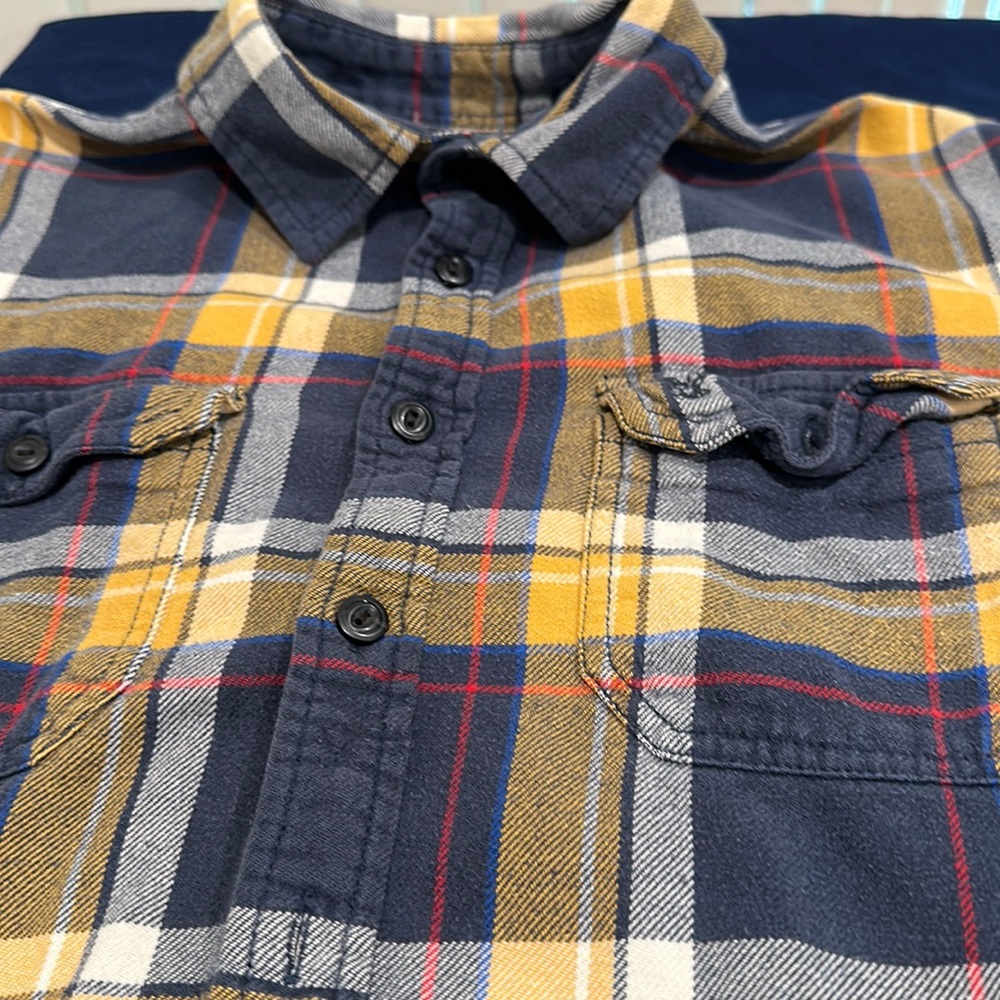 Yellow/Blue Flannel